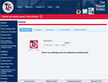 Tablet Screenshot of loyalistlibrary.com